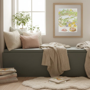 Affiche Illustration vintage Thumbelina par Elsa Beskow