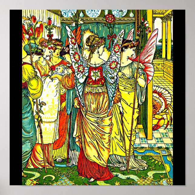 Affiche Illustration Vintage-Walter Crane 53 (Devant)