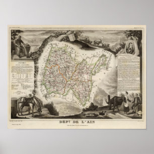 Affiche Illustrations, paysages