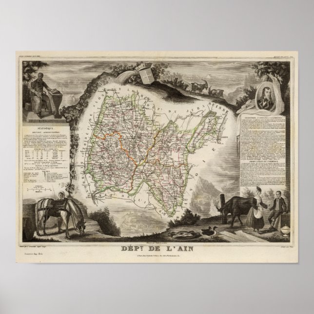 Affiche Illustrations, paysages (Devant)