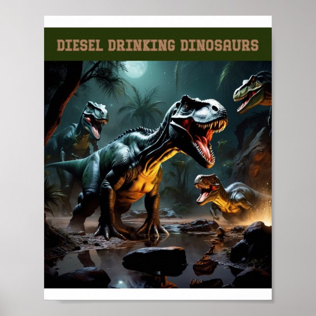 Affiche Ils boivent du diesel (Devant)