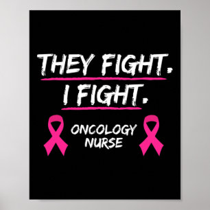 Affiche Ils combattent le cancer du sein Sensibilisation O