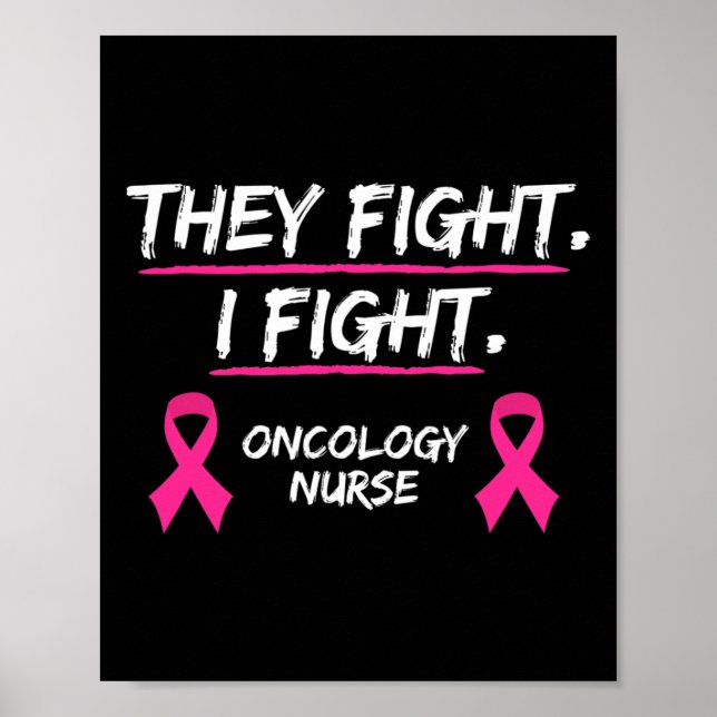 Affiche Ils combattent le cancer du sein Sensibilisation O (Devant)