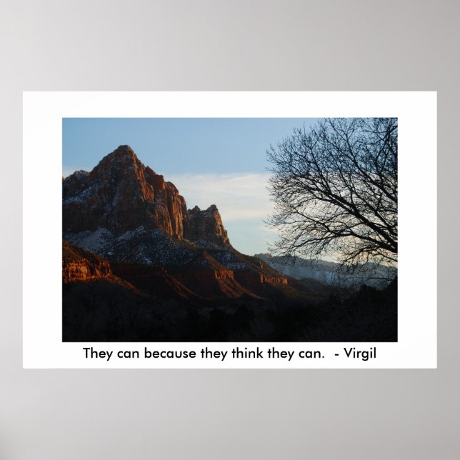 Affiche Ils le peuvent parce qu'ils pensent qu'ils peuvent (Devant)