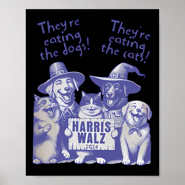 Affiche Ils mangent des chiens ! Ils Mangent Des Chats ! V (Devant)