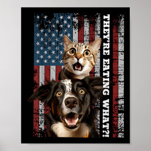 Affiche Ils Mangent Les Chiens Chats Animaux Sauvez Nos An