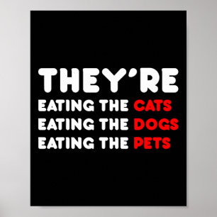 Affiche Ils mangent les chiens - Ils mangent les chats