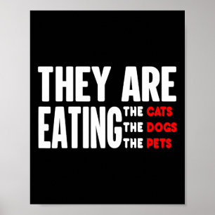 Affiche Ils mangent les chiens - ils mangent les chats
