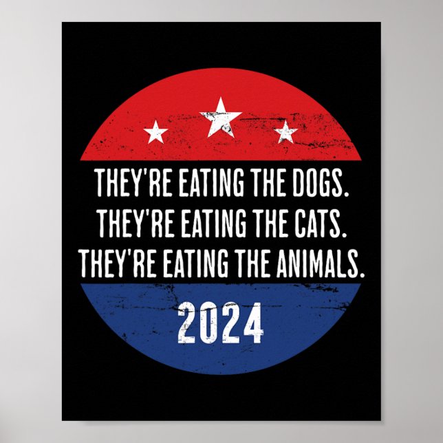 Affiche Ils mangent Les Chiens Ils mangent Les Chats Tru (Devant)