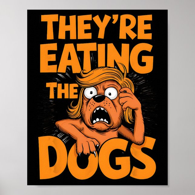 Affiche Ils mangent les chiens Kamala Harris Trump Debyte (Devant)
