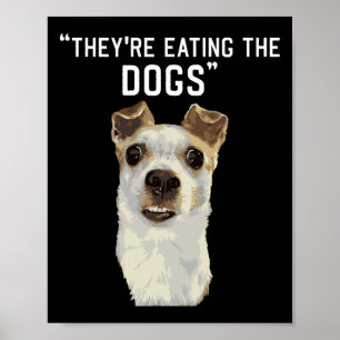 Affiche Ils mangent les chiens les chats les animaux de co