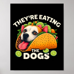 Affiche Ils mangent les chiens les chats les animaux de co