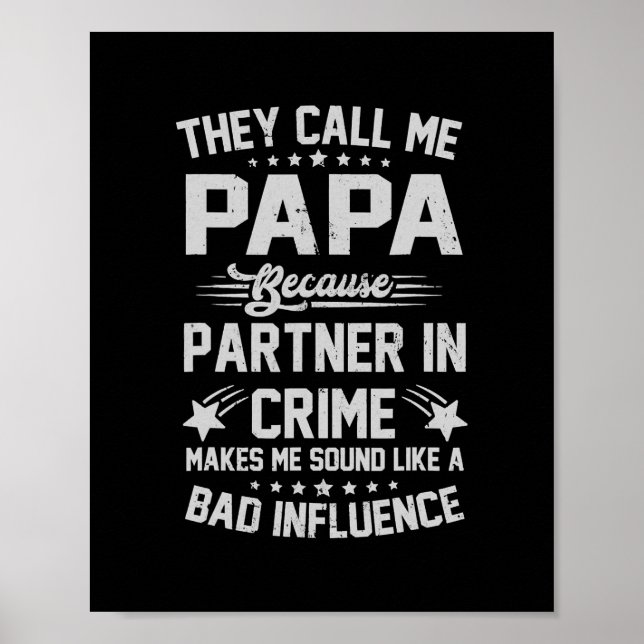 Affiche Ils M'Appelent Papa Parce Qu'Ils S'Associent Au Cr (Devant)
