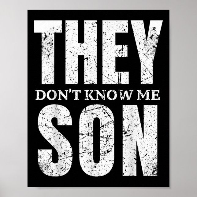 Affiche Ils ne me connaissent pas fils bodybuilder entraîn (Devant)