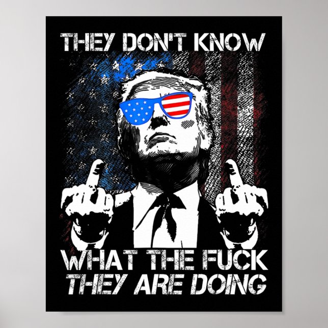 Affiche Ils ne savent pas ce qu'ils font de drôle Tru (Devant)
