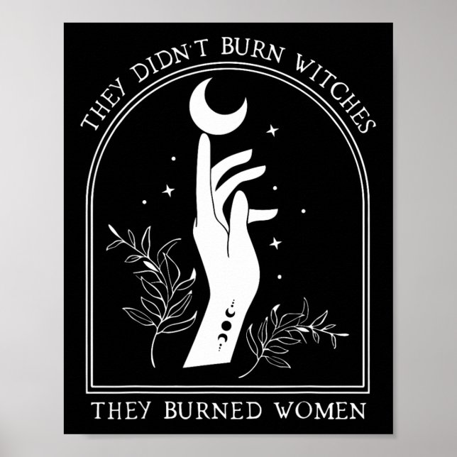 Affiche Ils n'ont pas brûlé de sorcières, ils ont brûlé de (Devant)