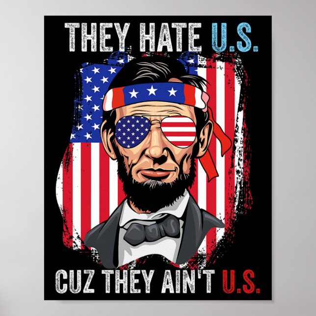 Affiche Ils nous détestent parce qu'ils ne sont pas nous F (Devant)