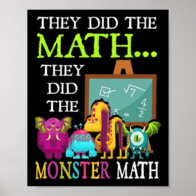 Affiche Ils Ont Fait Le Mathe Ils Ont Fait Le Mathe Monstr (Devant)