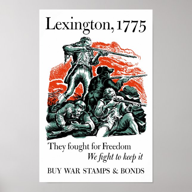 Affiche Ils Se Sont Battus Pour La Liberté Que Nous Lutton (Devant)