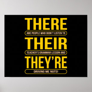 Affiche Ils sont professeurs d'anglais
