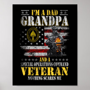 Affiche Im A Dad Grand-pa Commandement Des Opérations Spéc