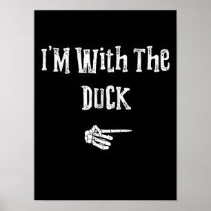 Affiche Im Avec Canard Halloween Costume Amusant Couples M
