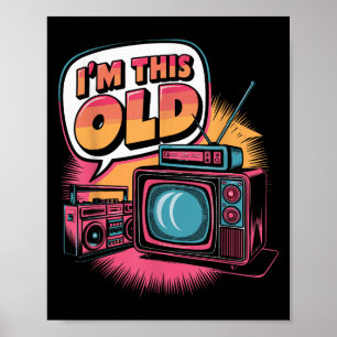 Affiche Im Ce Vieux Mème Icônes Rétro