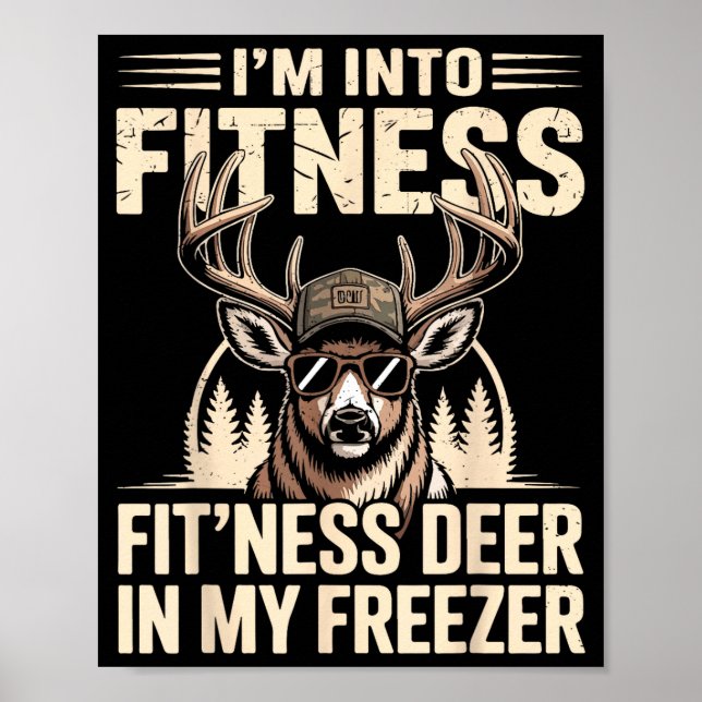 Affiche Im Into Fitness Fit'ness My Deer Zer Funny Hunting (Devant)