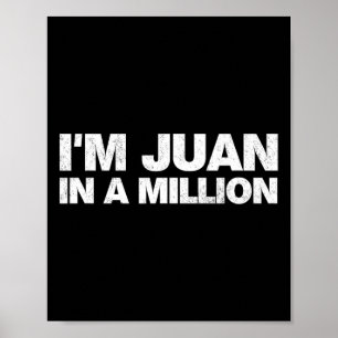 Affiche I'm Juan In A million Cinco De Mayo Mexican Pun To
