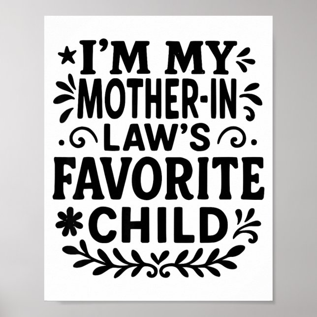 Affiche I'm My Mother In Law's Favorite Child  (Devant)