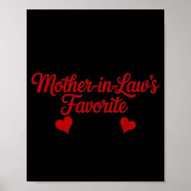 Affiche I'm My Mother In Law's Favorite Child Daughter In  (Devant)