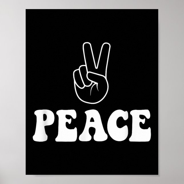 Affiche Im Peace Drôle Correspondant Couples Tenue Pour Fe (Devant)