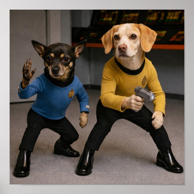 Affiche "I'm Ready Captain" (Devant)