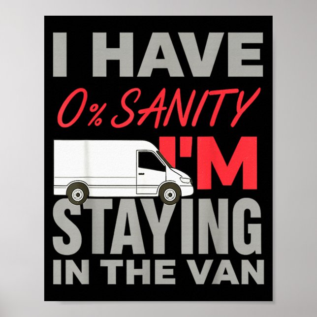 Affiche Im Staying In Tha Van Funny Phasmophobia Mans Wome (Devant)