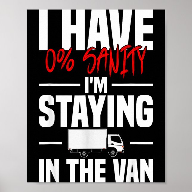 Affiche I'm Staying In Tha Van Funny Phasmophobia Women's  (Devant)