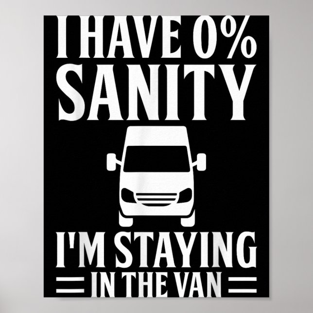 Affiche I'm Staying In Tha Van Phasmophobia Funny Drivers  (Devant)