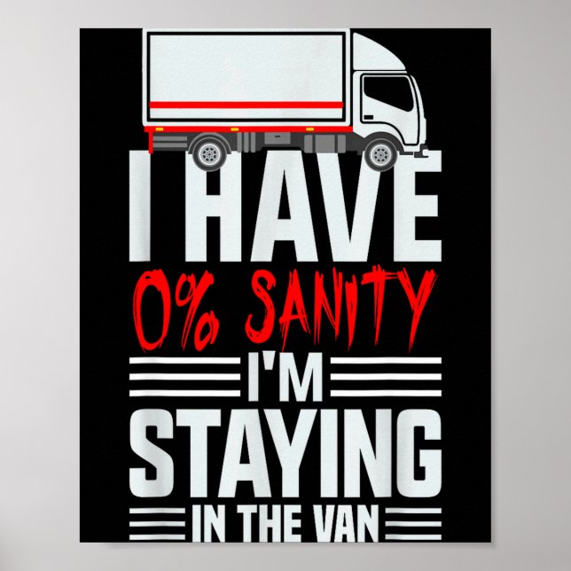 Affiche I'm Staying In Tha Van Phasmophobia Funny Gamer Wo (Devant)
