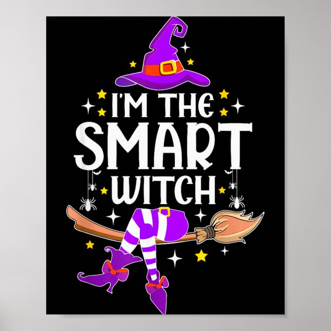 Affiche I'm The Smart Witch Halloween Matching Group Costu (Devant)