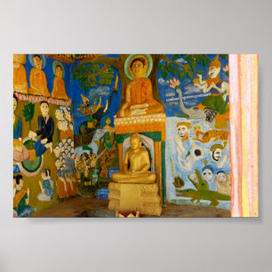 Affiche Image de Bouddha cambodgien