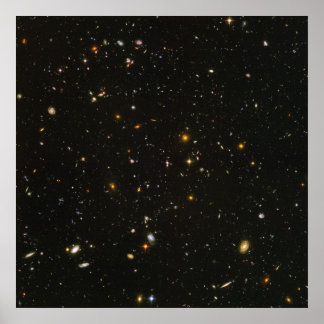 Affiche Image de champ ultra profond de Hubble