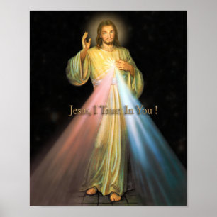 Affiche Image de dévotion de pitié divine