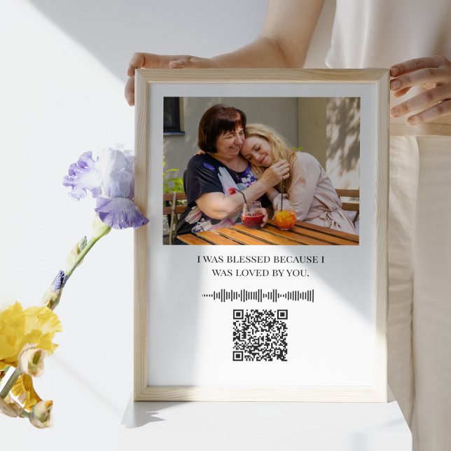 Affiche Image de famille du code Qr de l'art Soundwave per (Créateur téléchargé)