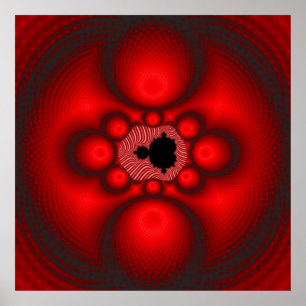 Affiche Image de fractale de Mandelbrot fantastique