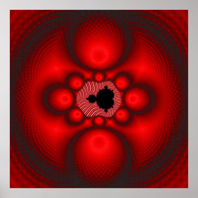 Affiche Image de fractale de Mandelbrot fantastique (Devant)