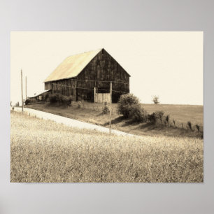 Affiche Image de grange pittoresque