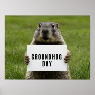 Affiche Image de la journée de la marmotte