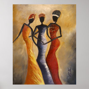 Affiche Image de l'art africain-américain