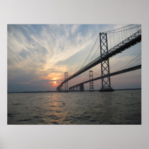 Affiche Image de pont au-dessus de la baie