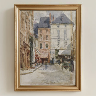 Affiche Image de rue vintage imprimable