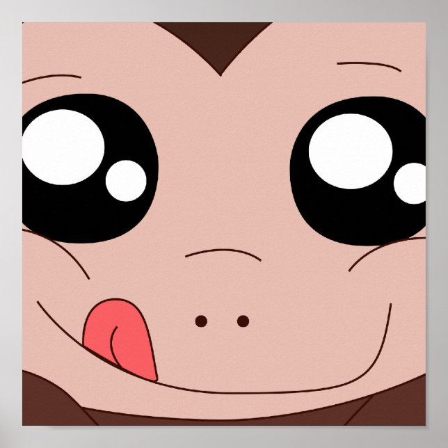 Affiche Image de singe cinglé (Devant)